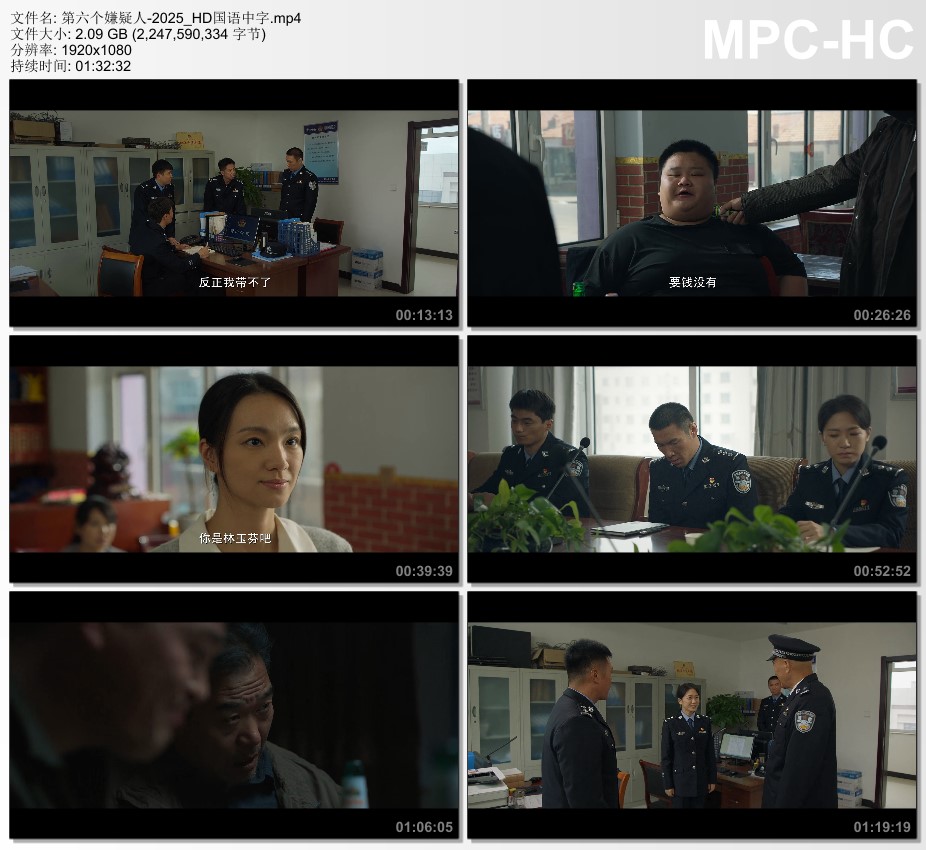 2025年国产剧情片《第六个嫌疑人》HD国语中字